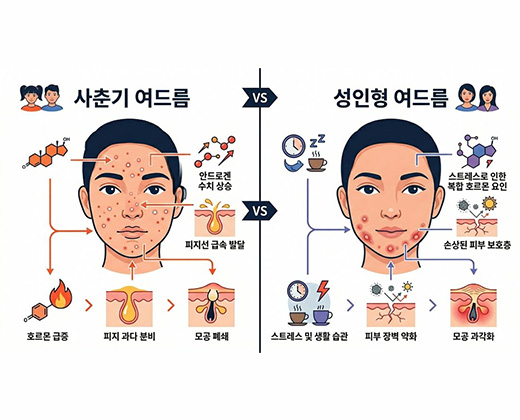 여드름 키비주얼